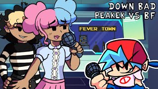 Down Bad but its Peakek and BF Cover Mike Geno Style Friday Night Fever [upl. by Yenoh]