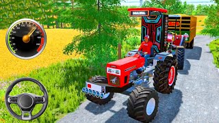 Indian Tractor Game 3d Tractor  Real Tractor Farming Driving Simulator  Android Gameplay [upl. by Kyriako]