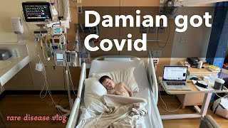 Hospitalized from Covid  🤒  rare disease vlog [upl. by Dagney]