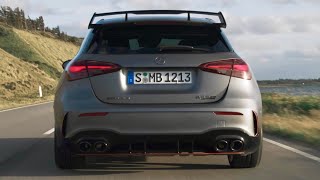 New MercedesAMG A 45 S 2023 FACELIFT  SOUND amp specs [upl. by Ateuqirne]