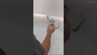 Caulking a Tub shorts diy youtubeshorts [upl. by Nazus28]