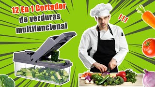 REDDRAGON❥ Rallador Cortador Picadora De Verduras Fruta Manual Dicer [upl. by Aidekal781]