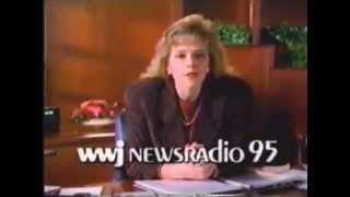 1990 WWJ Newsradio 95 AM  Detroit MI commercial [upl. by Chamberlain60]