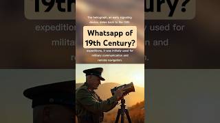 Whatsapp of 19th Century The Heliograph militaryhistory worldwar1 morsecode history [upl. by Nosnehpets811]