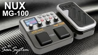 NUX MG100  Multi effects Processor [upl. by Enert947]