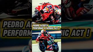 Pedro Acosta performs a heroic act shortvideo viralshort race [upl. by Hayward966]