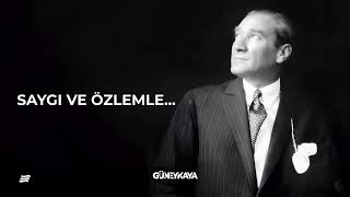 Cumhuriyetimizin kurucusu Ulu Önder Gazi Mustafa Kemal Atatürk’ü saygı ve özlemle anıyoruz [upl. by Orgel]