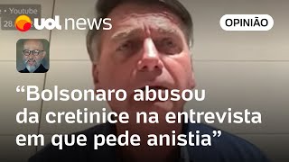 Bolsonaro precisaria de ‘viaduto de safena’ no caráter se cinismo matasse ironiza Josias de Souza [upl. by Staford956]