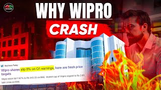 Why Wipro Ltd Share Falling  Is it right time to buy Wipro  Wipro share price Target  Wipro news [upl. by Lecia]