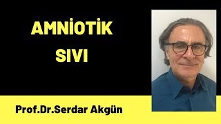 Embriyoloji Amniotik sıvı Serdar aKGÜN [upl. by Pantia]