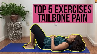 Top 5 Exercises for Coccyx or Tailbone Pain  Pelvic Rehab Doc [upl. by Humo]