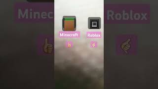 Roblox o minecraft yo 🤙🏻 [upl. by Aihpos]