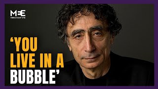 You live in a bubble Gabor Maté answers question from Israeli audience member [upl. by Otaner]