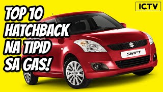 Top 10 fuel efficient hatchback cars philippines  pinakamatipid na hatchback  fuel efficient cars [upl. by Polinski]