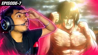 Eren Become Titan   Attack On Titan Season 1 Episode 7 Reaction [upl. by Toni418]