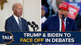 Donald Trump “Will ANNIHILATE” Joe Biden In Two US Presidential Debates [upl. by Runck]