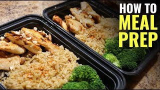 HOW TO MEAL PREP  UNDER 30 MINUTES amp DELICIOUS [upl. by Egres489]