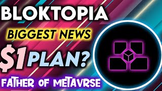 Bloktopia Blok Coin Father Of Metavrse 👀🥳🚀 Bloktopia Coin Future 🔥 Cryptocurrency News Today [upl. by Devora]