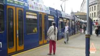 Sheffield Supertram City Centre to Gleadless Townend [upl. by Lebna796]