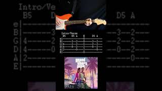 Tom Petty Love Is A Long Road GTA 6  GTA VI Trailer Guitar Tab Cover [upl. by Eenhat4]