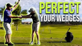 How to Hit Your Wedges Low Launch High Spin Golf Swing [upl. by Xel]