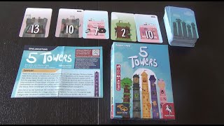 5 Towers  Brettspieltest [upl. by Marijo579]