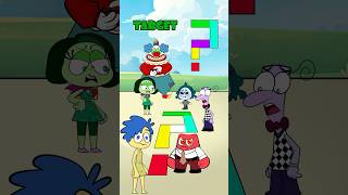 INSIDE OUT 2 COLOR MATCH Puzzle Challenge Joy x Envy x Disgust x Anger x Fear [upl. by Clyve199]