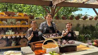 BIRRIA DE CHIVO CON MI SUEGRA Y MADRINA [upl. by Htebasil111]