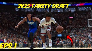 ALL TIME FANTASY DRAFT NBA 2K25 EPS 1 [upl. by Kerat]