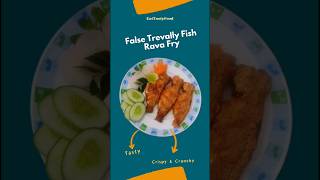 False Trevally Fish Semolina Fry  Fish Rava Fry Recipes  Simple Home Made Recipes [upl. by Garretson82]