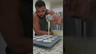 Raspberry lemon protein muffins meal prep 👨🏽‍🍳Kodiakcakes [upl. by Aisaim]