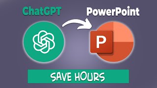 Make Stunning PowerPoint Presentations with ChatGPT [upl. by Margi669]