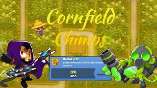 🌽Cornfield🌽 Chimps  No Harvest Achievement  BTD6 v373 [upl. by Marigolde]