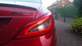 Dynamischer Blinker Mercedes Benz CLS AMG und CLS SHOUTING BRAKE AMG [upl. by Yvor]