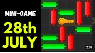 Hamster Kombat MiniGame 28th July Puzzle Solved [upl. by Yelnahs308]