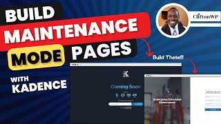 🔥New Feature🔥 How to Create Custom Maintenance amp Coming Soon Pages with Kadence Maintenance Mode [upl. by Htebsil139]