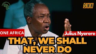 JULIUS NYERERE THE MOST ICONIC LAST SPEECH AT THE UNITED NATIONS  ONE AFRICA [upl. by Rossy]