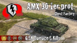 AMX 30 1er prototype  65K Damage 5 Kills  WoT Blitz Replays [upl. by Lehet]