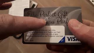 UNBOXING PREPAID VANILLA VISA CREDIT CARD  CREDIT CARD JUNKIE [upl. by Arriaes418]