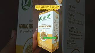 Fenugreek Powder for Faster Hair Growth 🌿✨ HairCareTips Fenugreek NaturalHair youtubeshorts [upl. by Ashby]