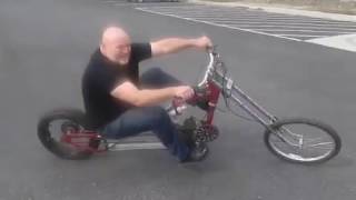 modified occ chopper bicycle with motor 2017 03 22 [upl. by Anilesor349]