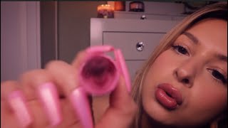 ASMR Mean Big Sisss does your prom makeup 🫶🙄💋 [upl. by Einnos]