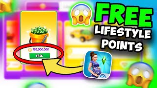 How To Get LIFESTYLE POINTS For FREE in The Sims Freeplay New Glitch [upl. by Tavis]