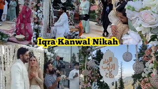 Iqra Kanwal amp Areeb Nikah Official Highlights  Sistrology [upl. by Retha336]