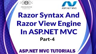 04  Razor Syntax And Razor View Engine In ASPNET MVC  ASPNET MVC Tutorials  MVC HindiUrdu [upl. by Fablan]