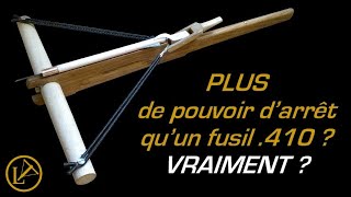 Cette Arbalète a PLUS de Puissance dArrêt quun Fusil 410 [upl. by Nnaeerb]