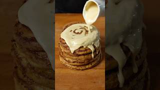 Pumpkin Spiced Cinnamon Roll PANCAKES [upl. by Danais]