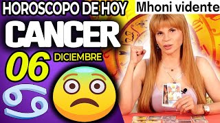 TREMENDO NOTICION MUY FUERTEEE ❗️😨 Cancer ♋ MONHI VIDENTE 🔮 Horoscopo De Hoy 6 De Diciembre 2024 ❤️ [upl. by Aivlys606]