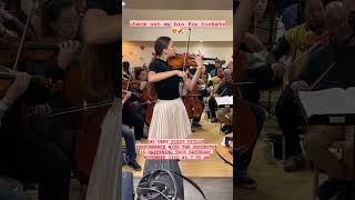 Mendelssohn  Violin Concerto with Orchestra Karolina Protsenko [upl. by Allwein]