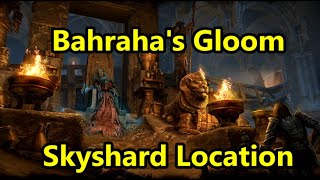 How to reach Bahrahas Gloom Skyshard Location in Hews Bane  Elder Scrolls Online ESO [upl. by Leyameg]